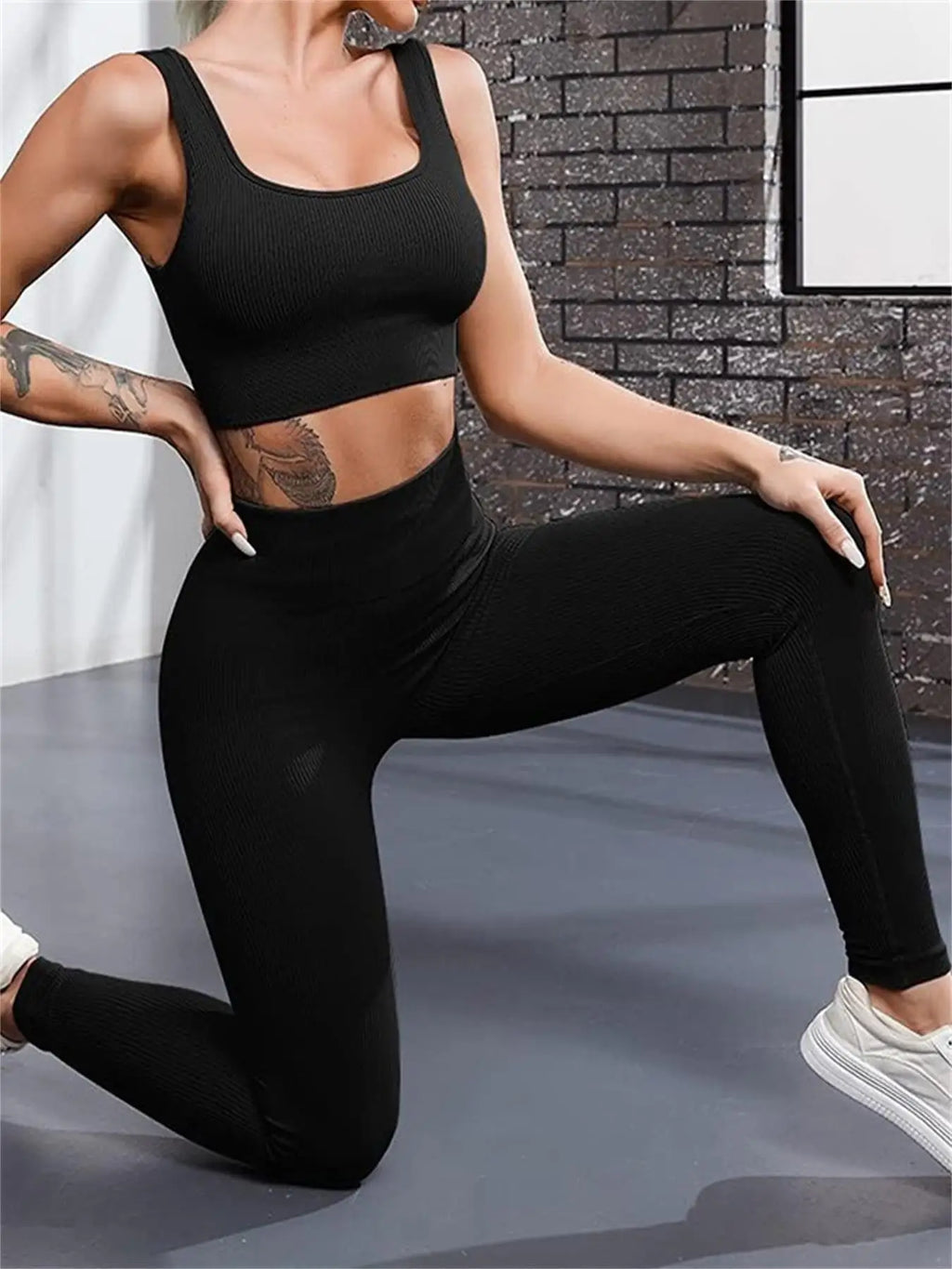 Women's Ribbed Yoga Pants