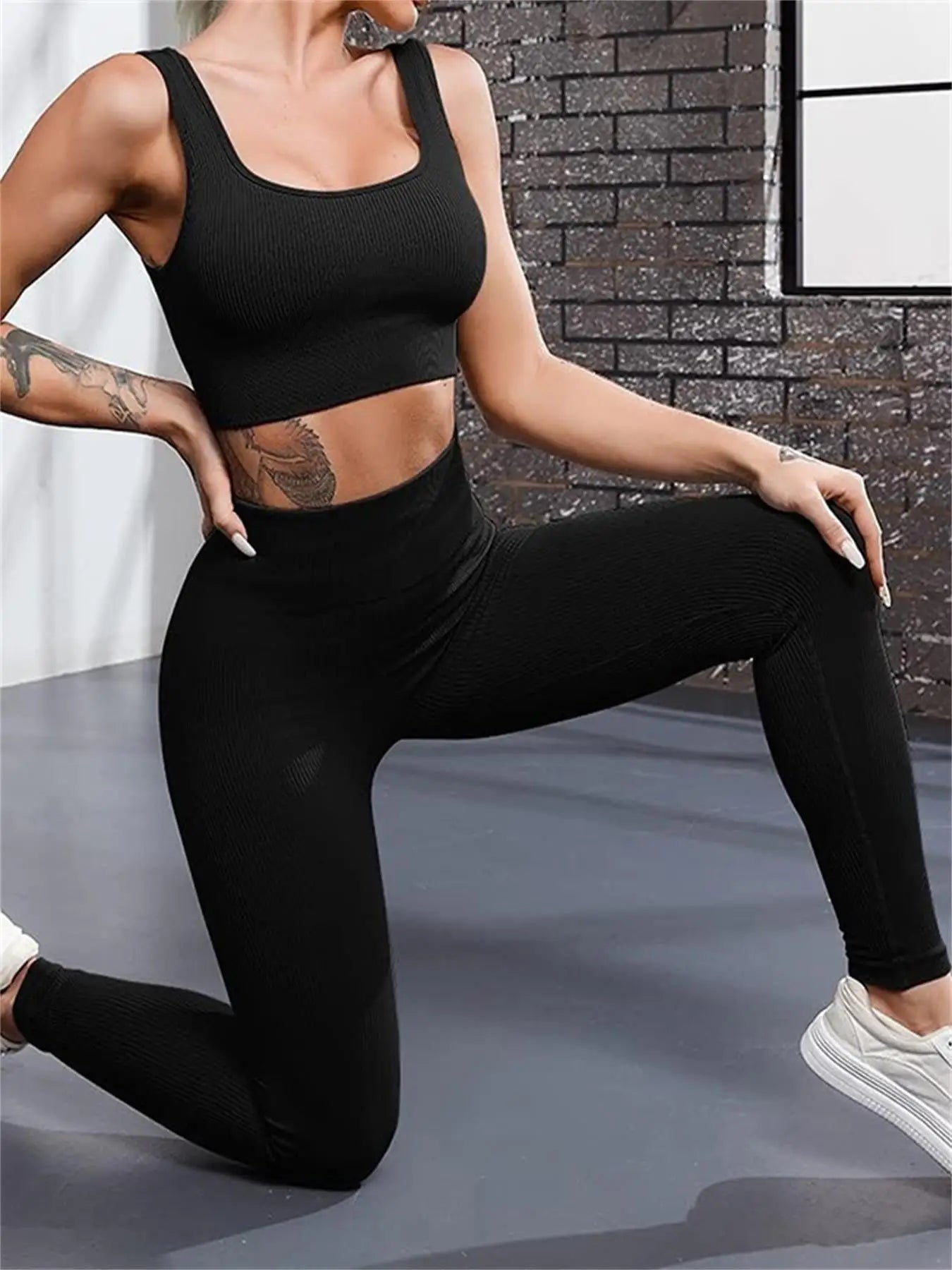 Women's Ribbed Yoga Pants