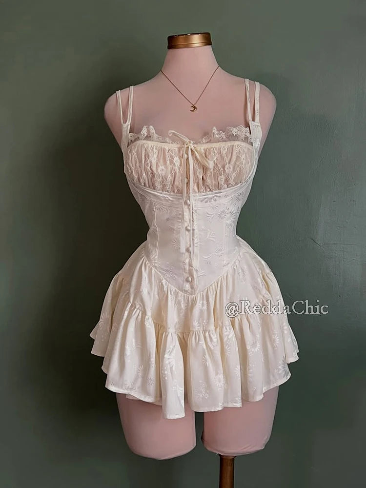 Retro Corset Mini Dress