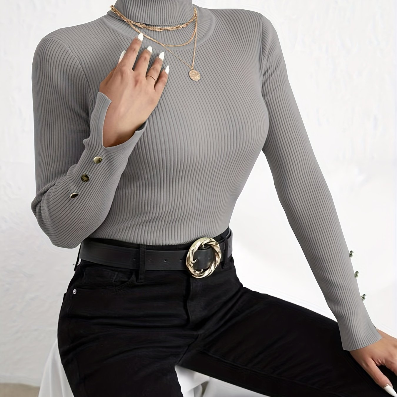 Women's Turtle Neck Sweater