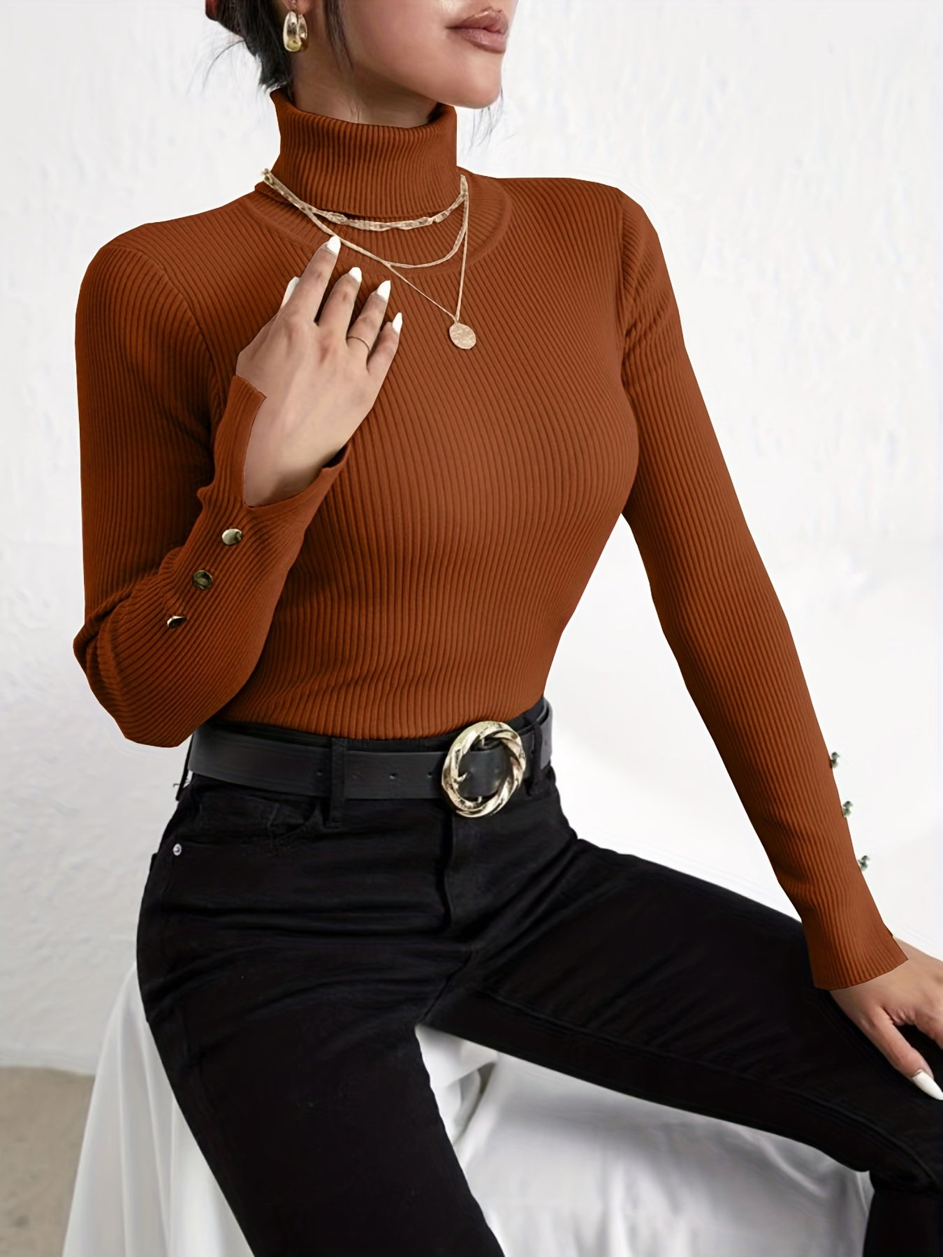 Women's Turtle Neck Sweater
