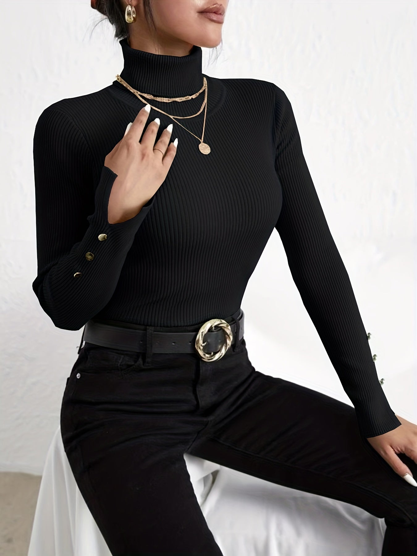 Women's Turtle Neck Sweater